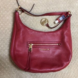 Michael Kors Red Leather Purse